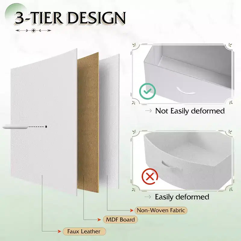 Commode haute en tissu à 5 tiroirs avec plateau en bois, meuble de rangement pour chambre, placard, couloir, cadre en acier robuste