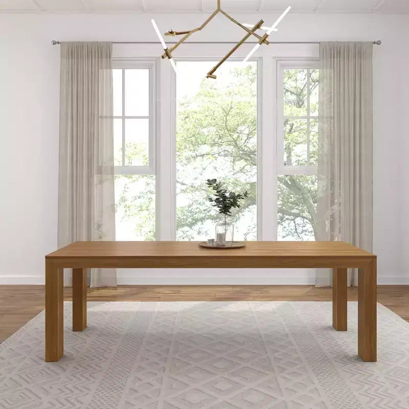 Table de salle à manger rectangulaire moderne (94 po / 2380 mm)