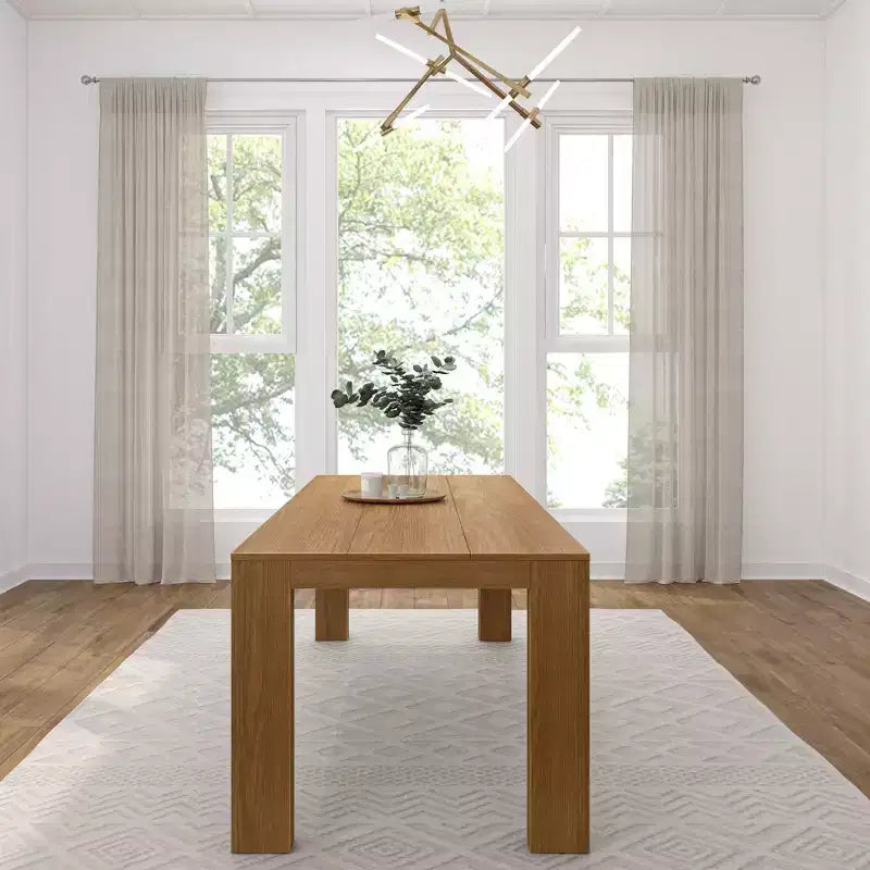 Table de salle à manger rectangulaire moderne (94 po / 2380 mm)