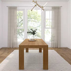 Table de salle à manger rectangulaire moderne (94 po / 2380 mm)
