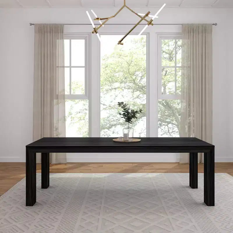 Table de salle à manger rectangulaire moderne (94 po / 2380 mm)