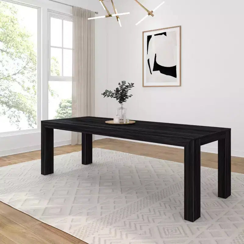 Table de salle à manger rectangulaire moderne (94 po / 2380 mm)