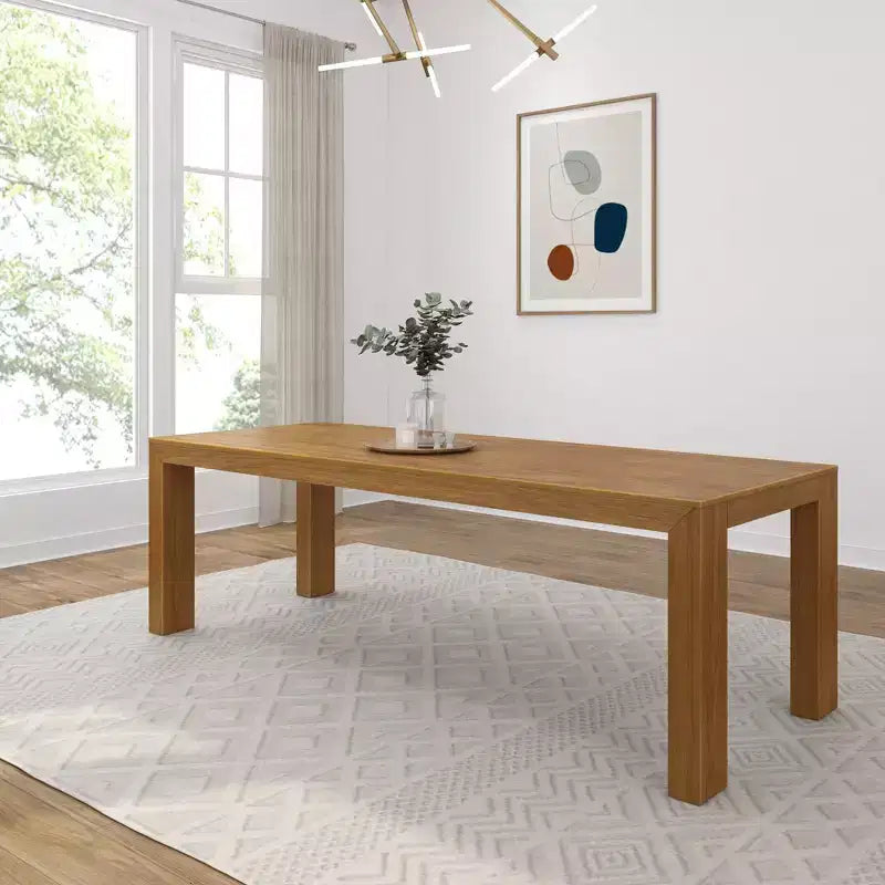Modern Rectangular Dining Room Table (94in / 2380mm)