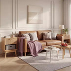 Table de chevet bohème, table de nuit avec tiroir et étagère ouverte, petite table d'appoint avec tiroir pour chambre à coucher, salon, armoire de chevet, naturelle