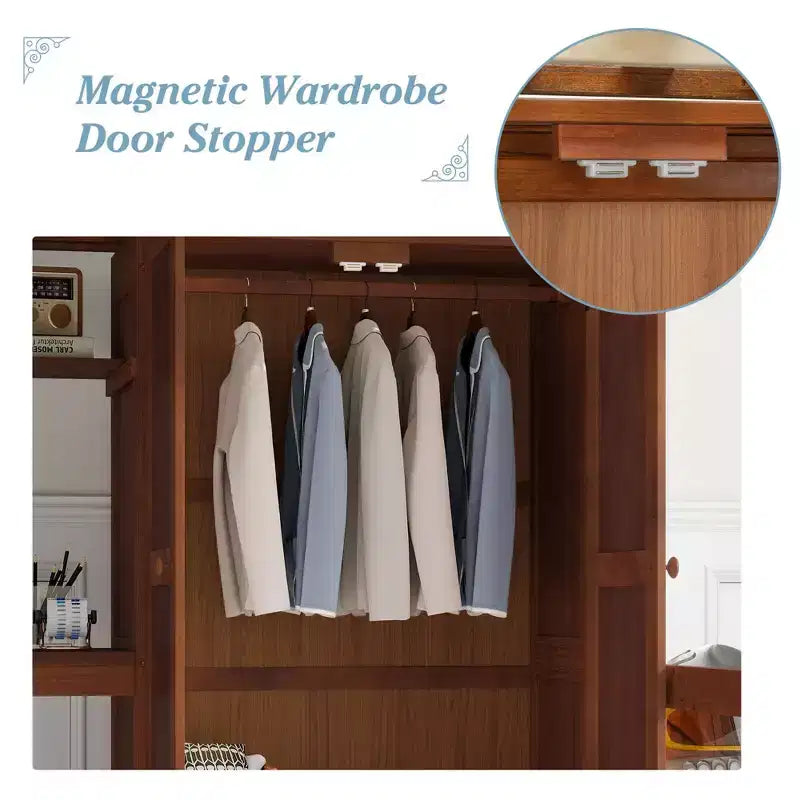 Lit mezzanine double avec bureau, étagères et armoire
