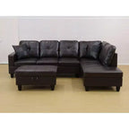 Sublimez votre intérieur avec notre somptueux canapé marron semi-PU : confort, style et innovation réunis