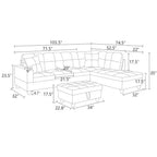 Sublimez votre intérieur avec notre somptueux canapé marron semi-PU : confort, style et innovation réunis
