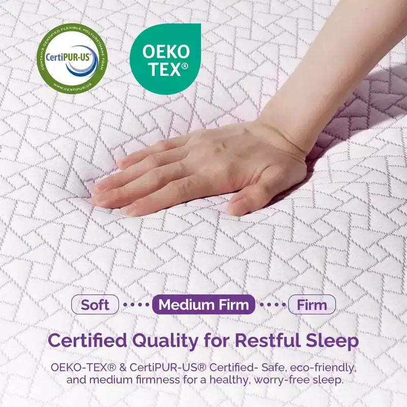 Matelas en mousse à mémoire de forme gel de 35 cm