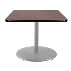 Hampden Furnishings 30" Bennet Collection Square Dining Table Gray/Mahogany