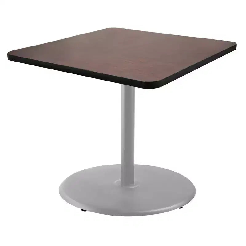 Table à manger carrée 30" Hampden Furnishings collection Bennet, gris/acajou