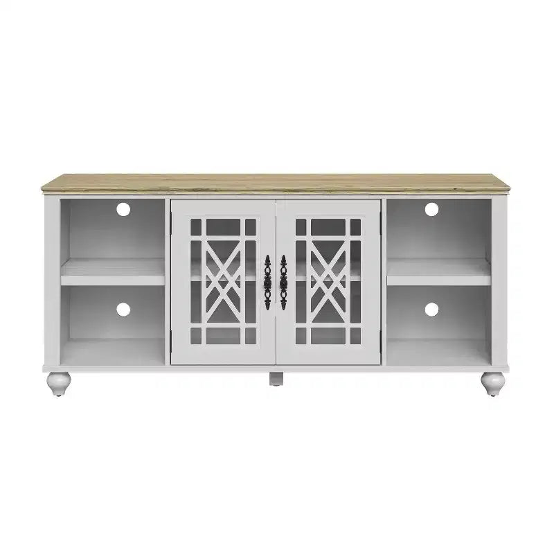 Festivo Vintage Style 60" TV Stand for TVs up to 70" White