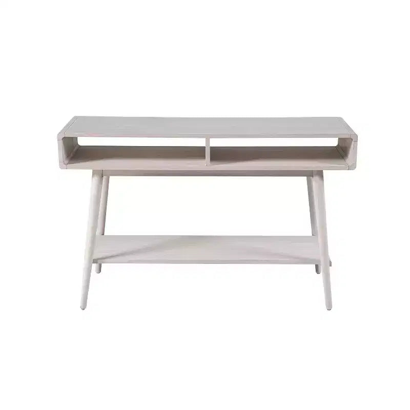 Console avec étagères ouvertes - Blanc cassé