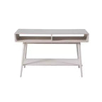 Console avec étagères ouvertes - Blanc cassé
