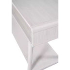 Console avec étagères ouvertes - Blanc cassé