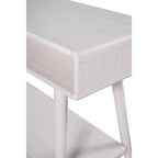 Console avec étagères ouvertes - Blanc cassé