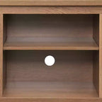 Flash Furniture Meuble TV Sheffield Classic pour téléviseurs jusqu'à 80" - Finition moderne avec portes entièrement vitrées - Cadre en bois d'ingénierie de 65" - 3 étagères