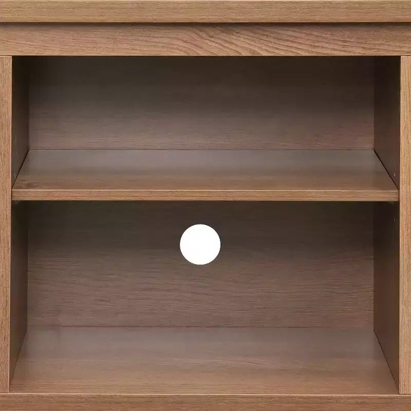 Flash Furniture Meuble TV Sheffield Classic pour téléviseurs jusqu'à 80" - Finition moderne avec portes entièrement vitrées - Cadre en bois d'ingénierie de 65" - 3 étagères