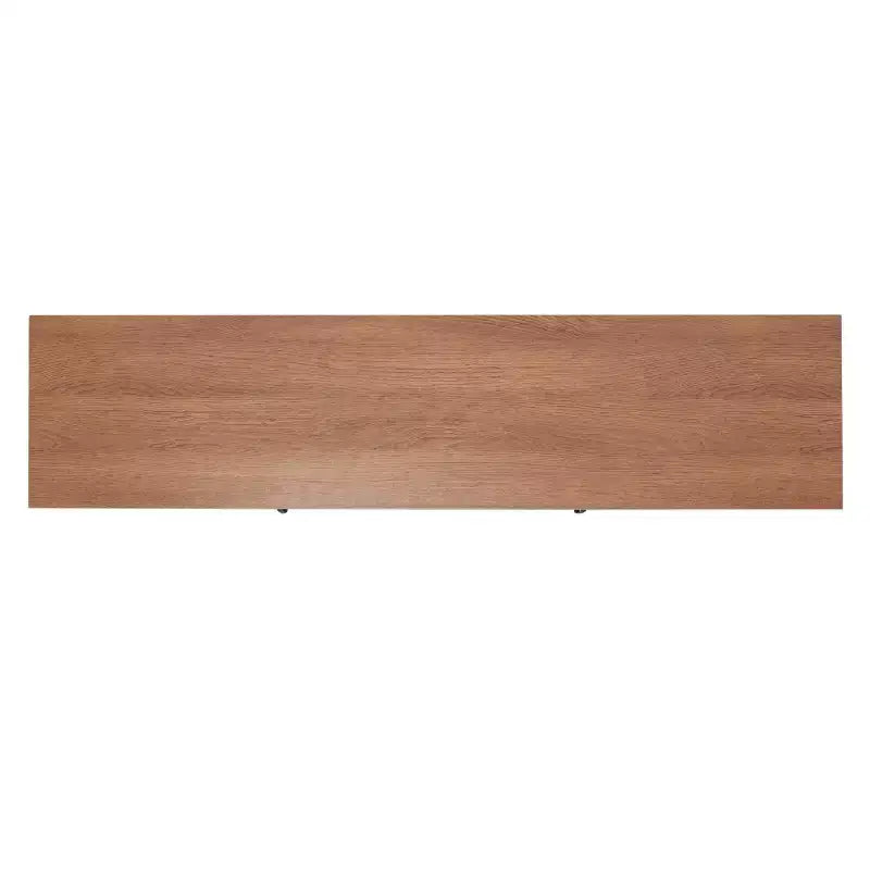 Flash Furniture Meuble TV Sheffield Classic pour téléviseurs jusqu'à 80" - Finition moderne avec portes entièrement vitrées - Cadre en bois d'ingénierie de 65" - 3 étagères