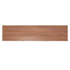 Flash Furniture Meuble TV Sheffield Classic pour téléviseurs jusqu'à 80" - Finition moderne avec portes entièrement vitrées - Cadre en bois d'ingénierie de 65" - 3 étagères
