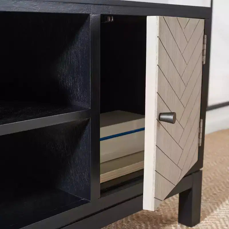 Meuble TV 2 portes 1 étagère Ajana - MED5703 - Safavieh
