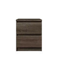 Tvilum, Scottsdale 2 Drawer Nightstand, Truffle Oak
