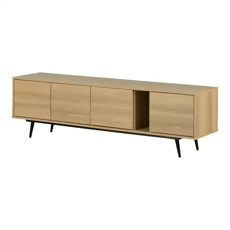 South Shore Mezzy TV Stand for TVs up to 75" with Doors